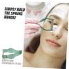 FOMIYES Facial Hair Remover Spring Epilator Women Manual Hair Removal Tool Eyebrow Epilator Spring Threading Tool for Full Face view 3