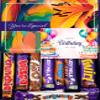 Chocolate Gift Box - Letterbox Hamper - For Kids - Him and Her (Happy Birthday) view 1