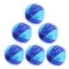 HOMSFOU Washing Machine Lint Hair Remover Balls 6pcs Small Blue Anti-winding Laundry Fur Catcher Reusable Pet Hair Remover for Clothes Cleaning view 1