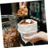 MAGICLULU Food Grade Plant Fiber Desiccant Sheets 5cm Round Moisture Absorbers for Food Storage Biscuit Jars and Snack Containers 100pcs Coated Drying Slices for Kitchen Use view 4