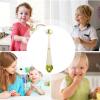 Uitseld Three Sided Toothbrush for Kids,Bowtie Design Boys Girls Toothbrush - Effective Wrap-Around Design Toothbrush with Easy-Grip Handle for Gentle Clean Each Tooth, Pretty Good Angle Clean Each view 4