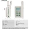 Portable Chlorophyll Meter with Plant Nutrient Testing - Handheld Chlorophyll Analyzer, Chlorophyll/Nitrogen/Temperature/Humidity, 2000mah Lithium Battery, USB Data Export view 3