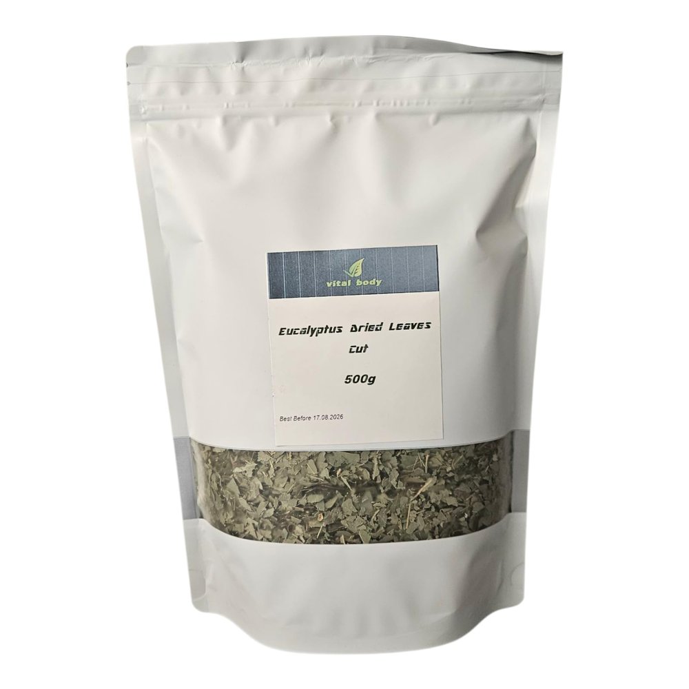 Eucalyptus Dried Leaves Cut, Loose Herbs for Tea, 100g (500g)