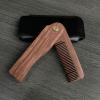 Beard Comb - Wooden Beard Comb for Men, Anti-Static Beard Comb for Beard | Premium Natural Wood Beard Brush, Grooming Tool for Men, Beard Comb view 2