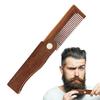 Beard Comb - Wooden Beard Comb for Men, Anti-Static Beard Comb for Beard | Premium Natural Wood Beard Brush, Grooming Tool for Men, Beard Comb view 1