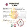 4x Wildflower Honey 250g Caravella Fine Food | Italian Raw Unpasteurized Summer Harvest | Creamy Floral & Fruity| Energy Boosting Vitamines & Antioxidants | Perfect for Tea Yogurt Picnics BBQ Glaze view 2