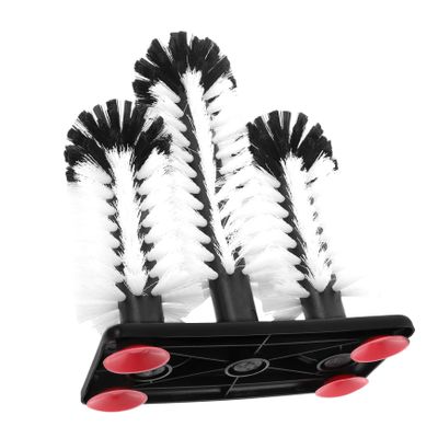TOPBATHY Suction Cup Cleaning Brush for Water Bottle and Glass Cup Multi Functional Household Cleaning Brush Soft Bristles for Kitchen and Bathroom Use