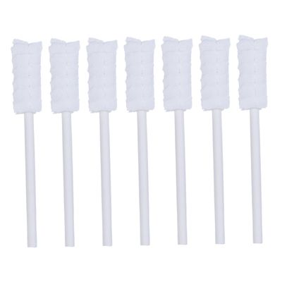 Healvian 10pcs Gauze Oral Care Cleaning Brush for Baby Newborns Disposable Dental Swabs Soft Absorbent White
