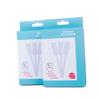 Healvian 10pcs Gauze Oral Care Cleaning Brush for Baby Newborns Disposable Dental Swabs Soft Absorbent White view 2