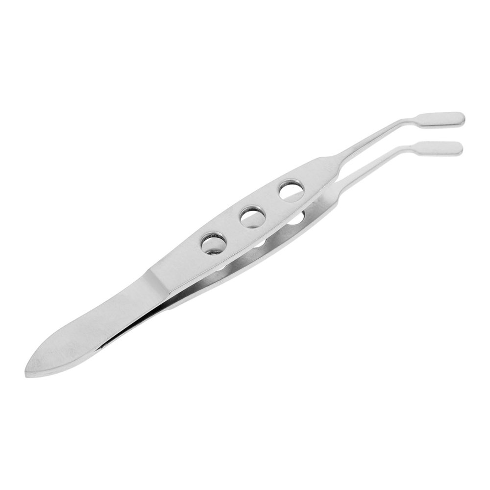 AUTSUPPL Stainless Steel Meibomian Gland Massage Tweezer 3x10cm Eyelid Gland Remover Tool for Dry Eyes Relief and Eyelid Care Therapy