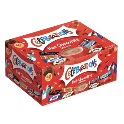 Mars Celebrations Hot Chocolate Selection, 40x25 Drinks, 1KG