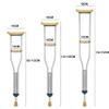 SJHDHDA Crutches for Adults Underarm Underarm Crutches for Adults, Adjustable Walking Crutches for Elderly People,Lightweight Aluminum Alloy Great for Travel or Work Learned extensively view 2