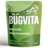 Bugvita Wasabi Mealworms - Ready to Eat, Crunchy High Protein Snack - Sustainable & Made in the UK