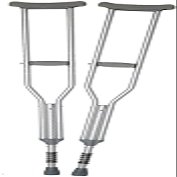 SJHDHDA Crutches for Adults Underarm Crutch Armpit Retractable Double Crutches Elderly Walking Stick Aluminum Alloy Handicapped Fracture Walker Great for Travel or Work (2pcs M) Learned extensively