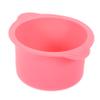 AUTSUPPL Silicone Wax Warmer Bowl 400ml Replacement Liner for Hair Removal Waxing, High Temperature Resistant Pink Wax Melt Bowl for Beauty Salon and Home Use view 1