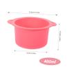 AUTSUPPL Silicone Wax Warmer Bowl 400ml Replacement Liner for Hair Removal Waxing, High Temperature Resistant Pink Wax Melt Bowl for Beauty Salon and Home Use view 2