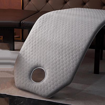 6cm Thick Non Slip Spa Bed Topper Mattress with Face Breath Hole Gray T 60x180cm Elastic Bands for Massage Table Massage Accessories Protective Pad