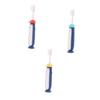 FRCOLOR 3pcs Boy Girl's Toothbrush Cartoon Manual Boys and Girls Toothbrush Soft Bristles for Teeth Cleaning Brush Dental Care Tool for Girl First Use Random Color view 1