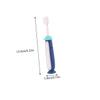 FRCOLOR 3pcs Boy Girl's Toothbrush Cartoon Manual Boys and Girls Toothbrush Soft Bristles for Teeth Cleaning Brush Dental Care Tool for Girl First Use Random Color view 2