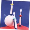FRCOLOR 3pcs Boy Girl's Toothbrush Cartoon Manual Boys and Girls Toothbrush Soft Bristles for Teeth Cleaning Brush Dental Care Tool for Girl First Use Random Color view 4