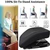 Electric Uplift Seat Assist Cushion, Chair Lift and Sofa Stand Assist, Portable Lifting Seat for Elderly Seat Assist, Couch Standing Aid for Adults,Black view 2