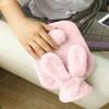 CaFfen Hot Water Bottle 500/1000ml Hot Water Bottle Soft Cover Rabbit Shape Cute Warm Water Bag Keep Warm In Winter Portable Hand Warmer Supplies Hot Water Bag(Pink 500ML) view 4