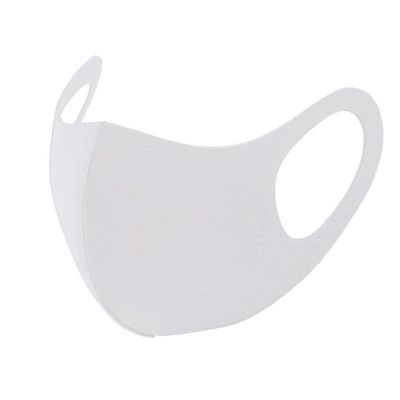 3-Layer Sponge Mask Anti-dust Anti-saliva Mouth-mask Reusable Unisex Mouth Shield Full White