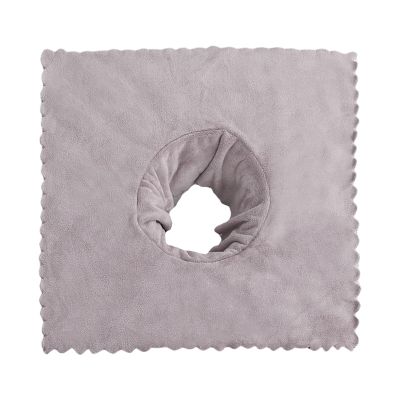 Massage Table Sheet Covers with Face Breath Hole 40x40 cm for Massage Bed, Grey