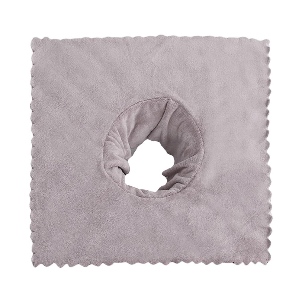 Massage Table Sheet Covers with Face Breath Hole 40x40 cm for Massage Bed, Grey