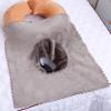 Massage Table Sheet Covers with Face Breath Hole 40x40 cm for Massage Bed, Grey view 3