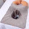 Massage Table Sheet Covers with Face Breath Hole 40x40 cm for Massage Bed, Grey view 4
