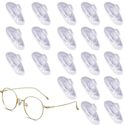 10 Pairs Nose Pads for Glasses Push on Nose Pads Silicone Nose Pads for Eyeglasses and Sunglasses