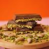 Premium Dubai Chocolate XL Size Handmade Daily Fresh 200 gr +-10 in Kadayif Antep Pistachio Pistachio Paste and Gold series Chocolate Dubai Cikolatasi 16 cm x 8 cm x 2.5 cm 1 piece by BAKKALIM UK view 1