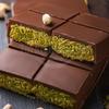 Premium Dubai Chocolate XL Size Handmade Daily Fresh 200 gr +-10 in Kadayif Antep Pistachio Pistachio Paste and Gold series Chocolate Dubai Cikolatasi 16 cm x 8 cm x 2.5 cm 1 piece by BAKKALIM UK view 2