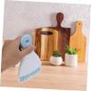 MAGICLULU 4pcs Handheld Broom Dustpan Set Mini Broom and Dustpan for Car Gaps Cleaning Brush Tool for Dormitory Keyboard Window view 4