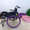 UYSELA 1 Pair Hand Push Cover, 20/22/24-Inch Wheelchair Push Rim Covers, Wheelchair Rear Wheel Push Ring Silicone Protective Cover, Wheelchair Accessories,B-20in view 2