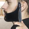 Beard Contour Tool - Beard Styling Guide, Beard Shaping Ruler | Adjustable Goatee Template Tool, Multifunctional Mustache Liner, Beard Stencil Cutting Guide view 3