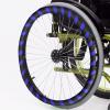 UYSELA 1 Pair 20/22/24 Inch Silicone Wheelchair Push Rim Covers, Non-Slip Wear-Resistant Hand Push Cover, Wheelchair Rear Wheel Cover, Improving Grip and Traction,A-20in view 1