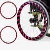 UYSELA 1 Pair Silicone Wheelchair Push Rim Covers, 20/22/24 Inch Non-Slip Wear-Resistant Hand Push Cover, Wheelchair Accessories, Improving Grip and Traction,A-24in view 1