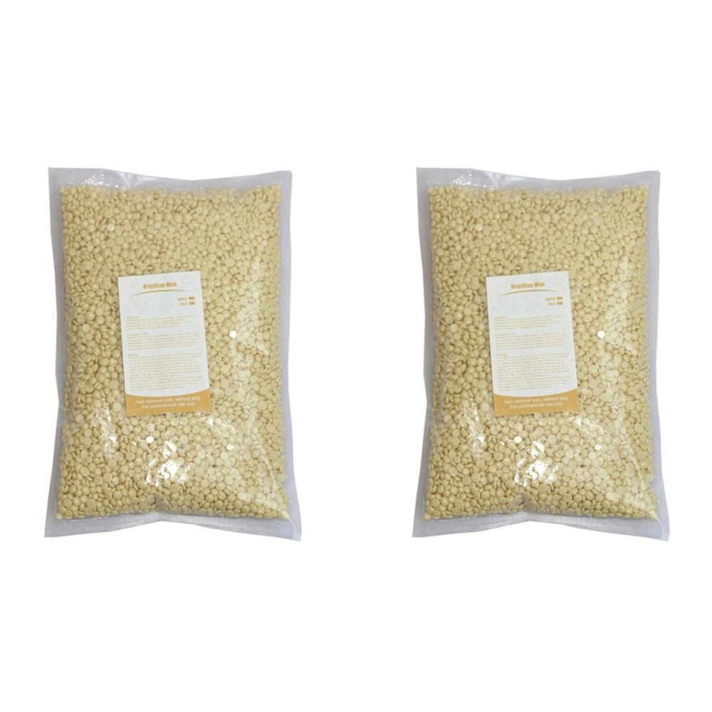 Haopeuk 2X 500g Waxing Wax Beans for Hair Removal Full Body Hot Film Hard Depilatory Wax Beads for Wax Heater Machine Style 5
