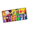 Love You Best Uncle Chocolate Bar Wrapper Novelty Gift Present For Valentines Day Birthday Xmas CH-9723 (with chocolate bar (100g)) view 1