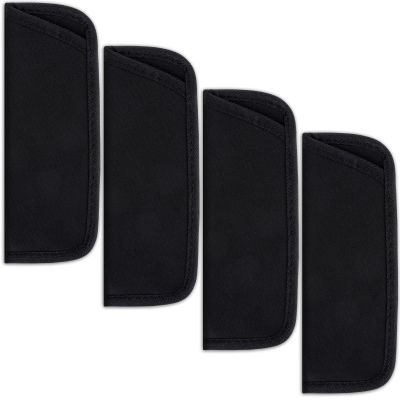 4 Pack Soft Glasses Cases Black Slip in Eyeglasses Cases Sunglasses Case Pouch Holder Travel Protective Case for Glasses Fabric Spectacle Pouch Soft Glasses Sleeve Holder