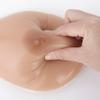 KRLZKID Mastectomy Silicone Breast Forms Artificial Boobs Bra Inserts for Crossdressers Transgender Realistic Breast,Brown-L/800g/Pair/CupC view 2