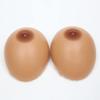 KRLZKID Silicone Fake Breast Forms Mastectomy Lifelike Self-adhesive Boobs Prosthesis for Crossdressers Cosplay,Brown-7XL/2400g/Pair/CupG view 2