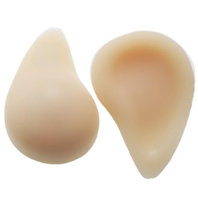KRLZKID Realistic Fake Boobs Self-Adhesive Silicone Breast Forms for Crossdresser Mastectomy Boobs Prosthesis,White-3XL