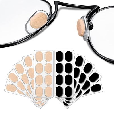 40 Pairs Eye Glasses Nose Pads Self-Adhesive Glasses Nose Grips Anti-Slip Spectacle Nose Pads Soft Foam Nose Cushion Nose Pads for Glasses Sunglasses