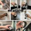 Stainless Steel Wool Scrubber with Handle,Heavy Duty Dish Scrubber Pot Scrubbers Cleaning Brush with Replacement Scrubber Head for Pots,Pans,Grills,Sink(2 Scrubber+6 Replacement Head) view 2
