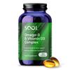 SOOL Omega-3 & Vitamin D3 Complex Soft Gels, 90 Capsules I 20% EPA & 50% DHA I Two-a-Day Omega-3 Supplement I Vitamin D3 2000IU per Serving I High Absorption Formula I Brain Function & Mental Clarity view 1