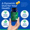 SOOL Omega-3 & Vitamin D3 Complex Soft Gels, 90 Capsules I 20% EPA & 50% DHA I Two-a-Day Omega-3 Supplement I Vitamin D3 2000IU per Serving I High Absorption Formula I Brain Function & Mental Clarity view 4