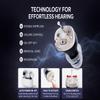 EchoEdge Rechargeable Invisible Hearing Amplifier  Personal Sound Amplifier with Microphone, Enhanced Clarity, Noise Reduction, HD Power Display & 30hr Battery Life view 2